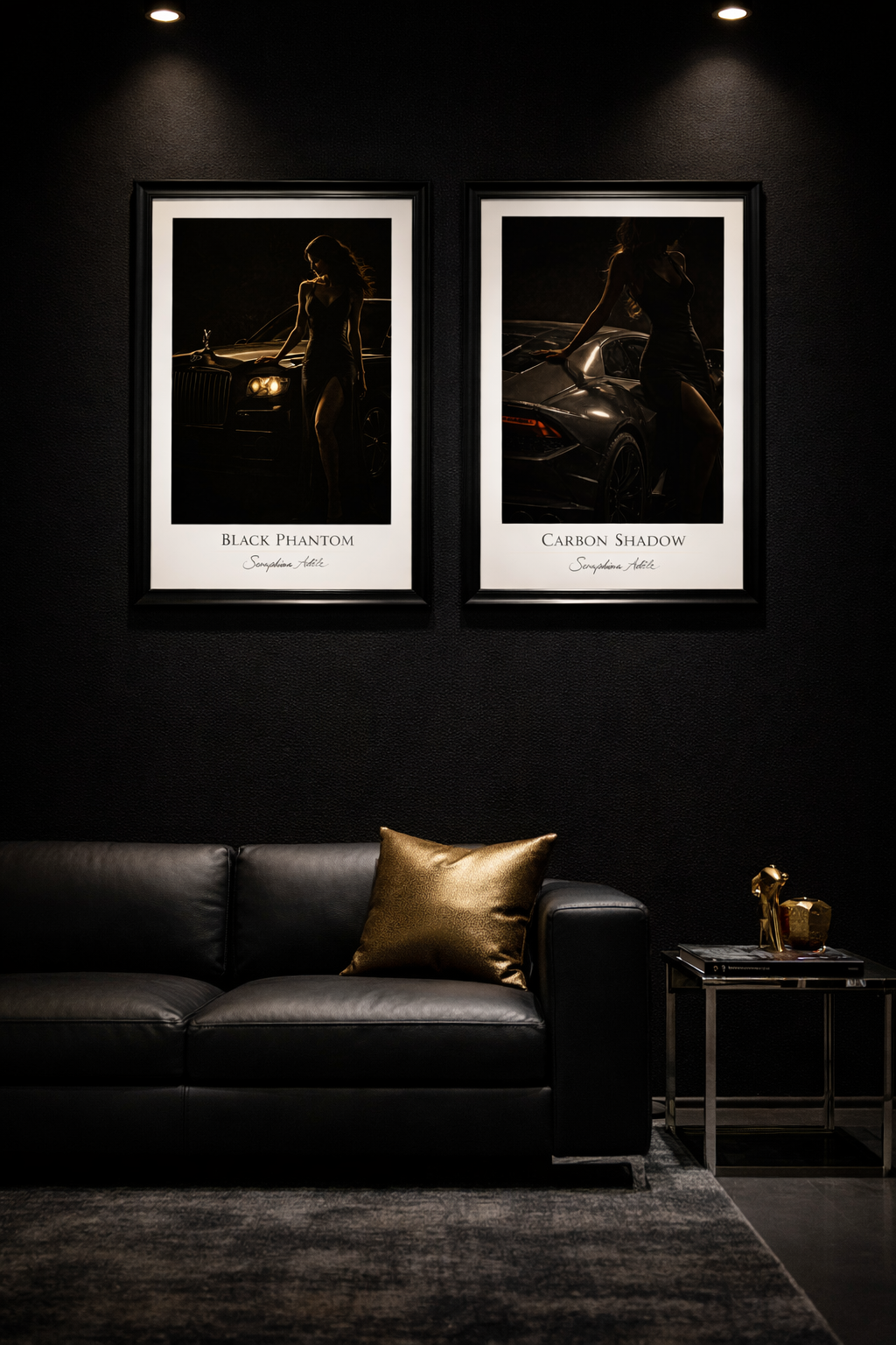 "BLACK  PHANTOM" POSTER