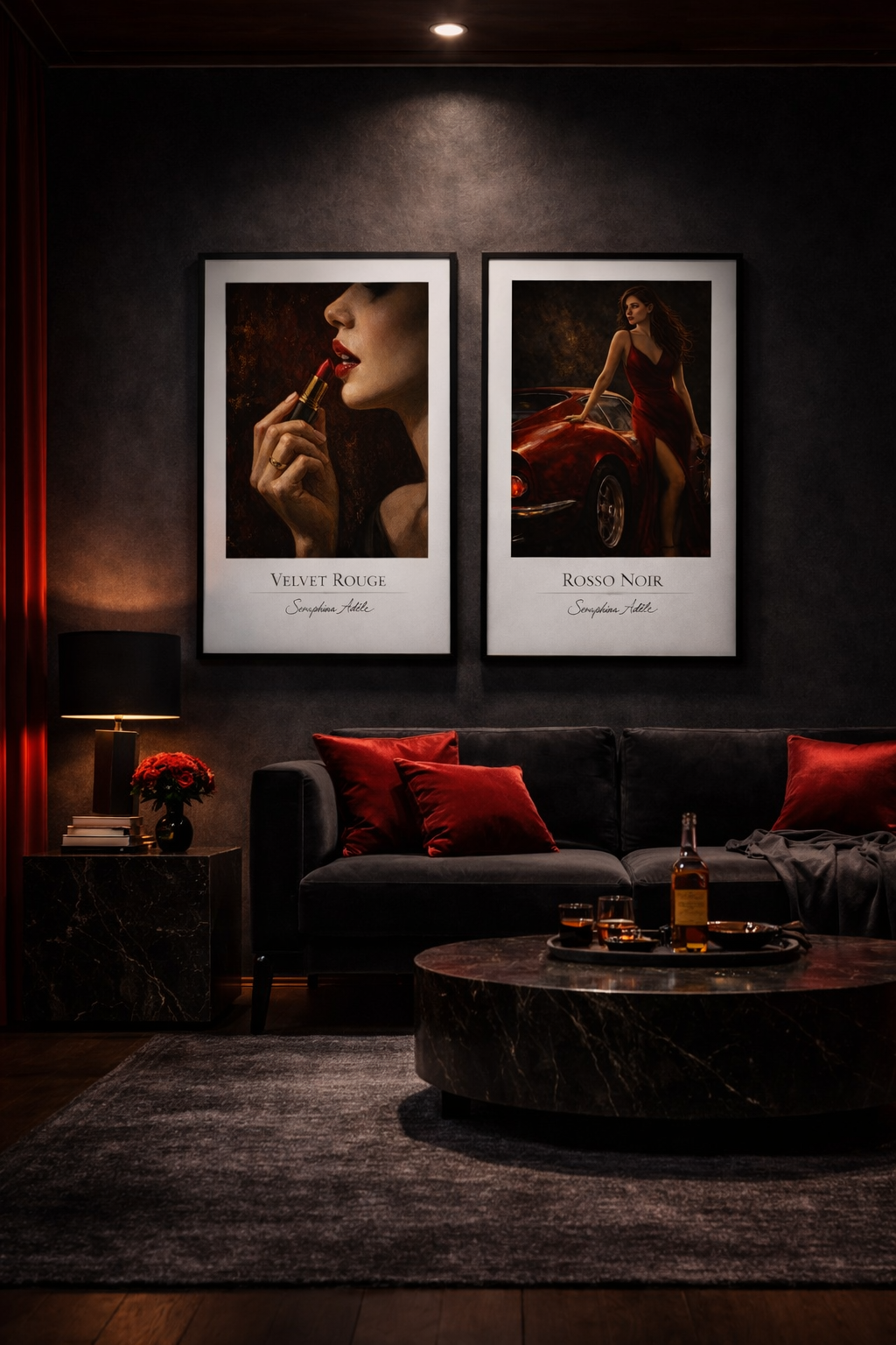 "ROSSO NOIR" POSTER