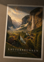 "LAUTERBRUNNEN" POSTER