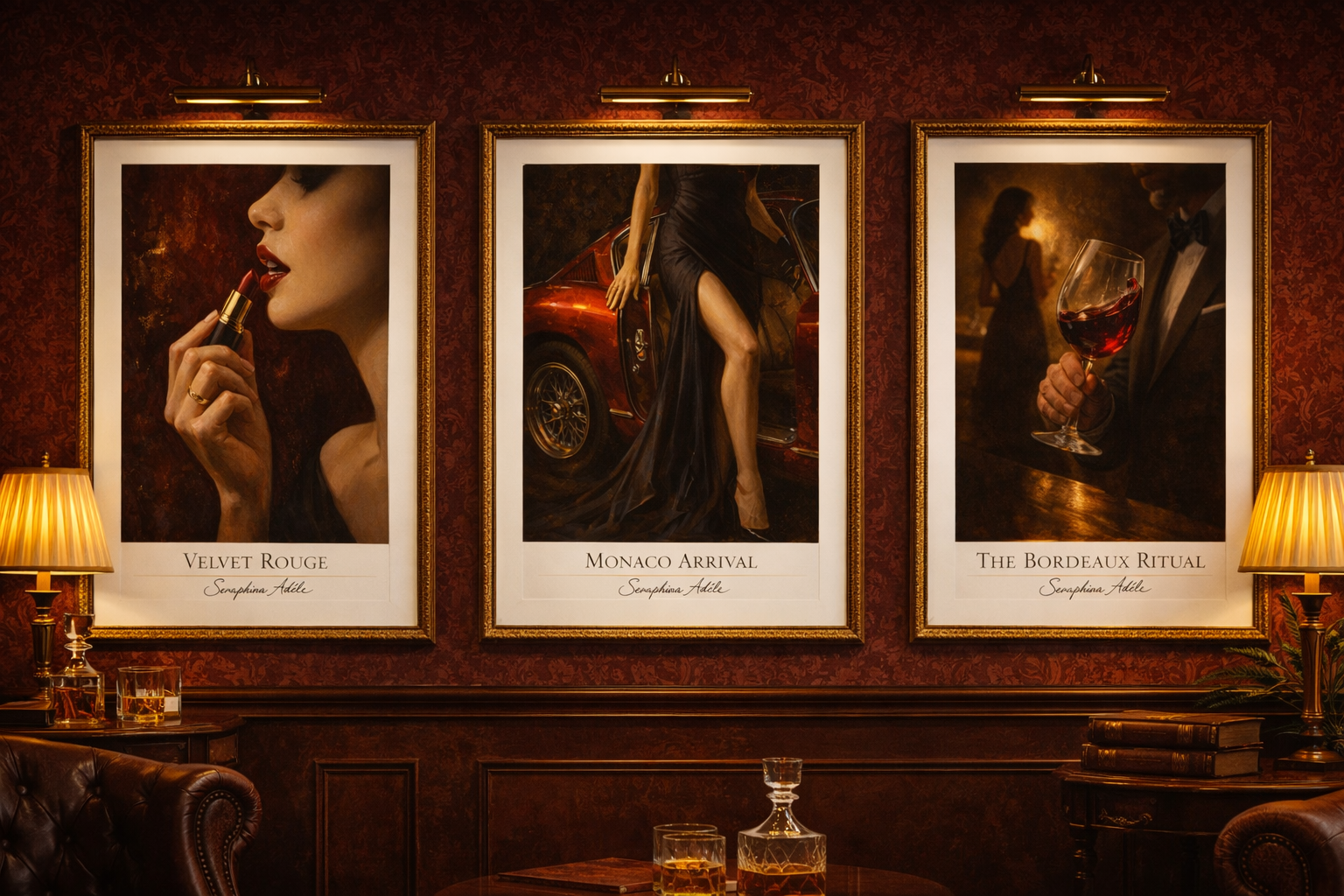 "MONACO ARRIVAL" POSTER