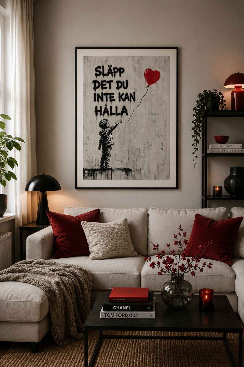 ”SLÄPP DET DU INTE KAN HÅLLA” POSTER