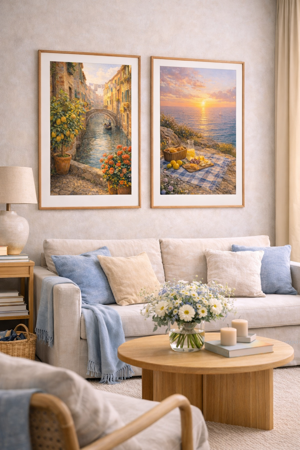 "SUNSET RIVIERA" POSTER