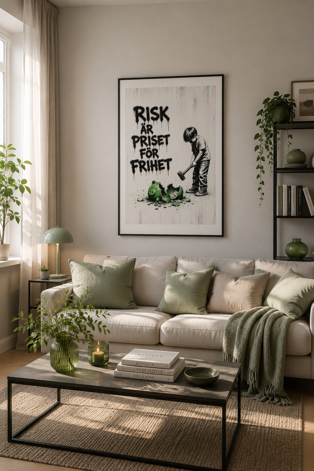 ”RISK ÄR PRISET FÖR FRIHET” POSTER