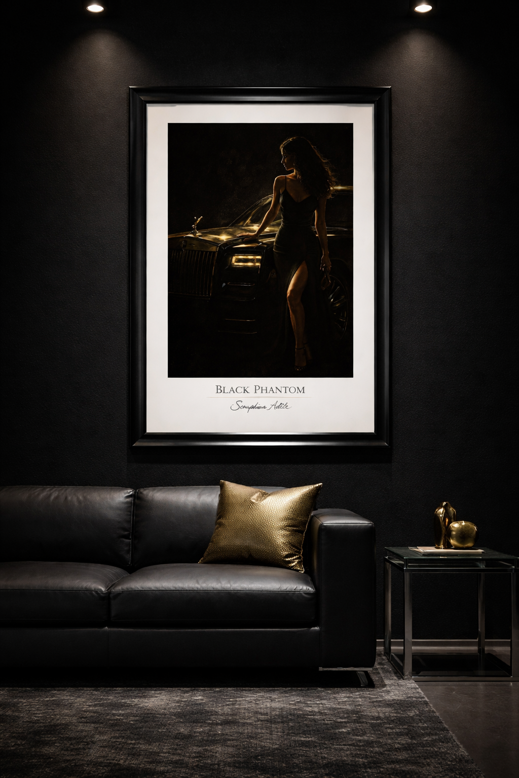 "BLACK  PHANTOM" POSTER