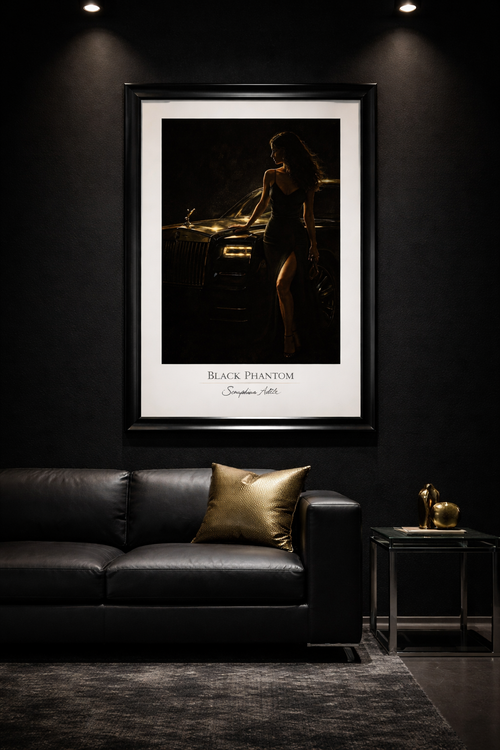 "BLACK  PHANTOM" POSTER
