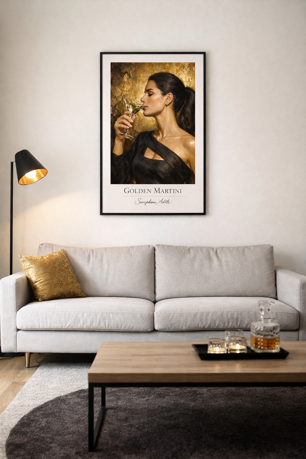 "GOLDEN MARTINI" POSTER