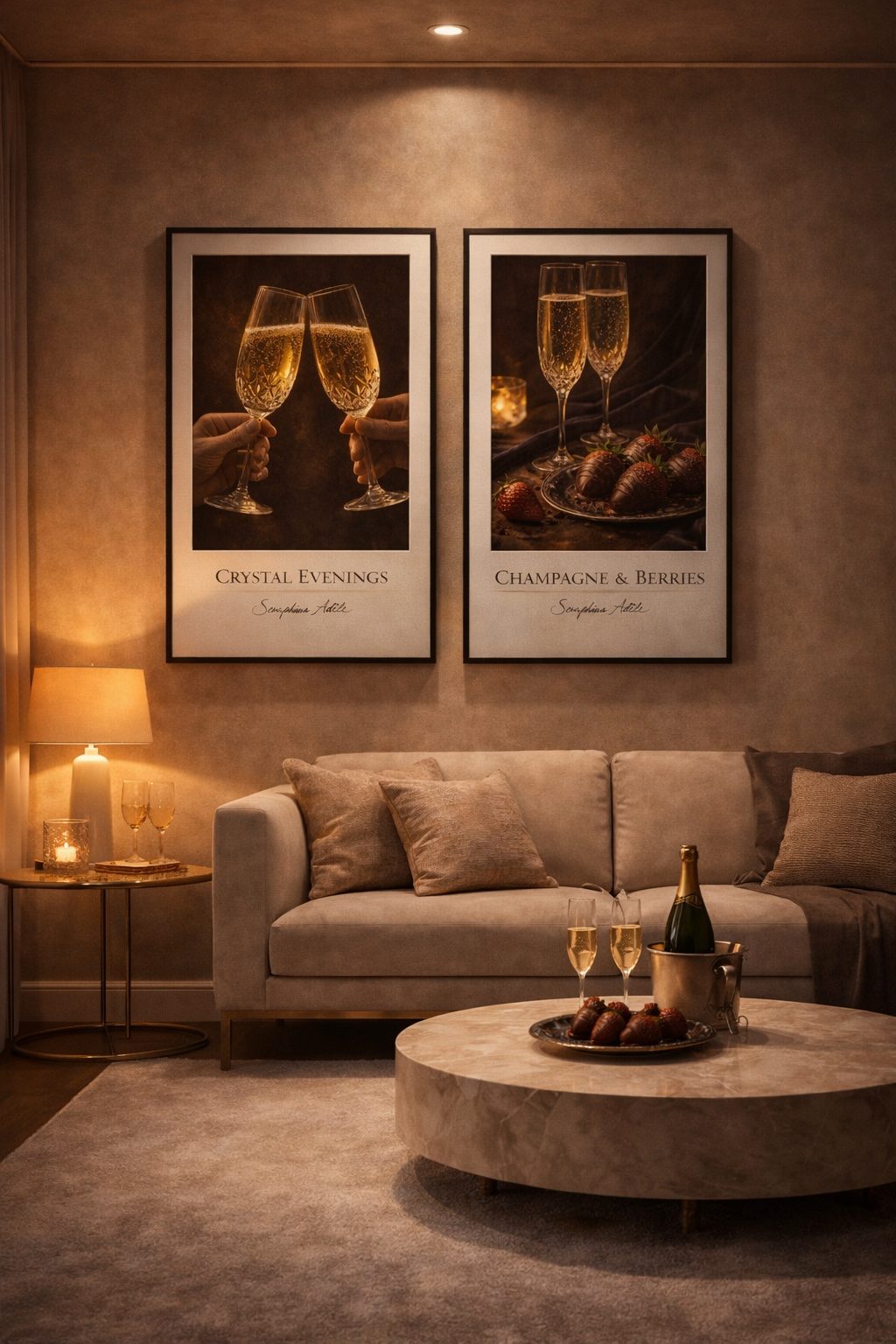 "CRYSTAL EVENINGS" POSTER