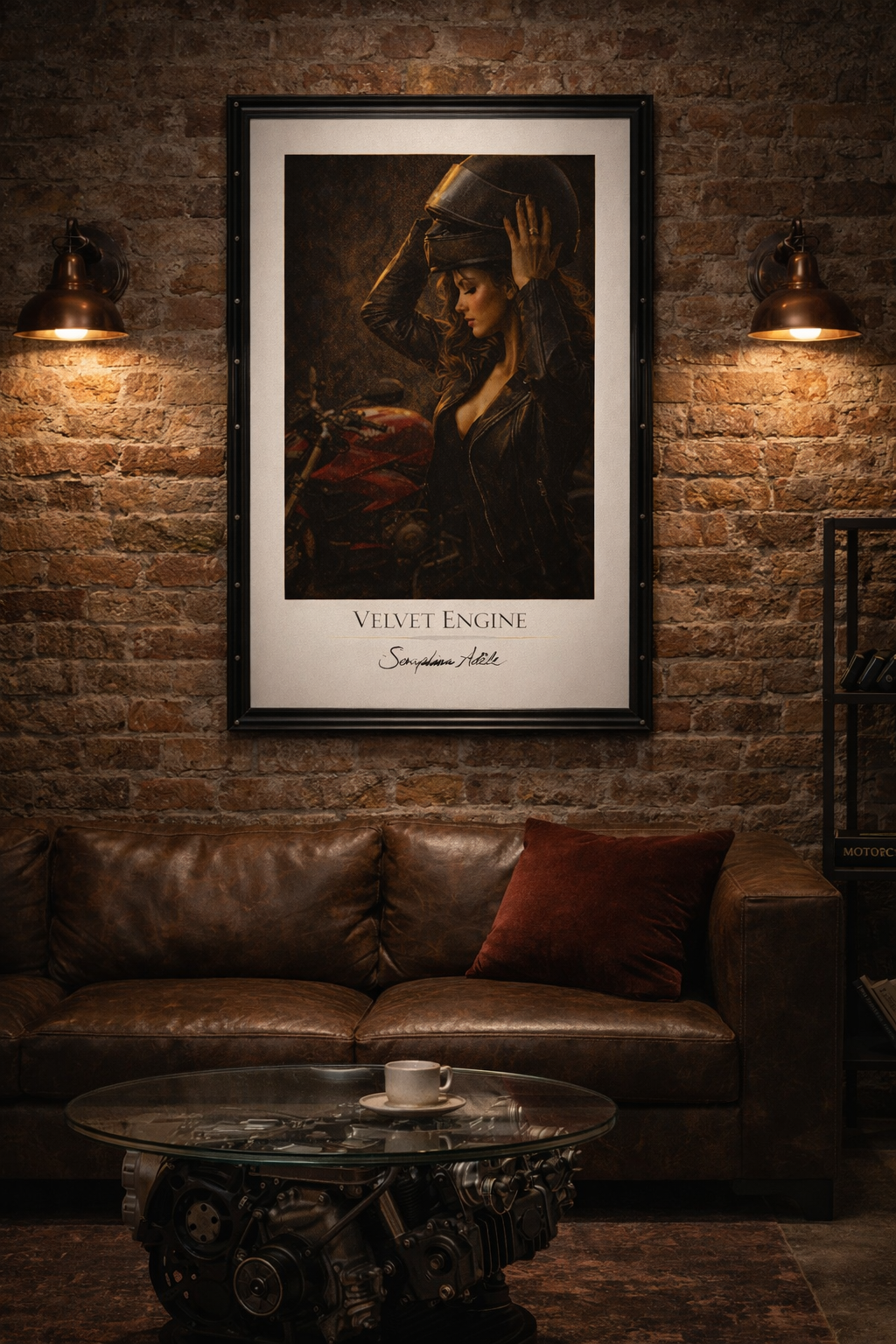 "VELVET ENGINE" POSTER
