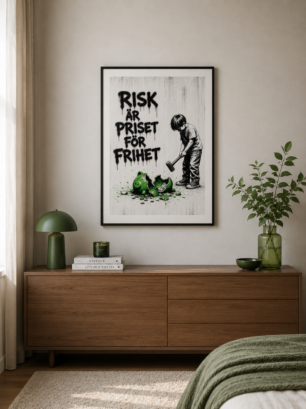 ”RISK ÄR PRISET FÖR FRIHET” POSTER
