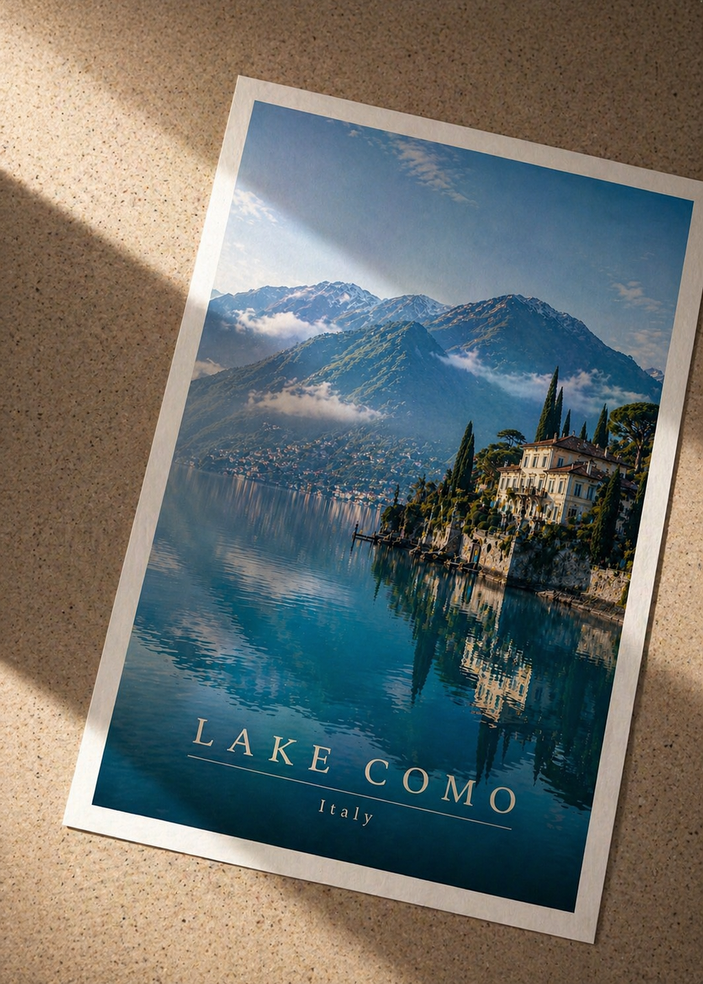 "LAKE COMO" POSTER