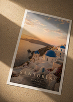 "SANTORINI" POSTER