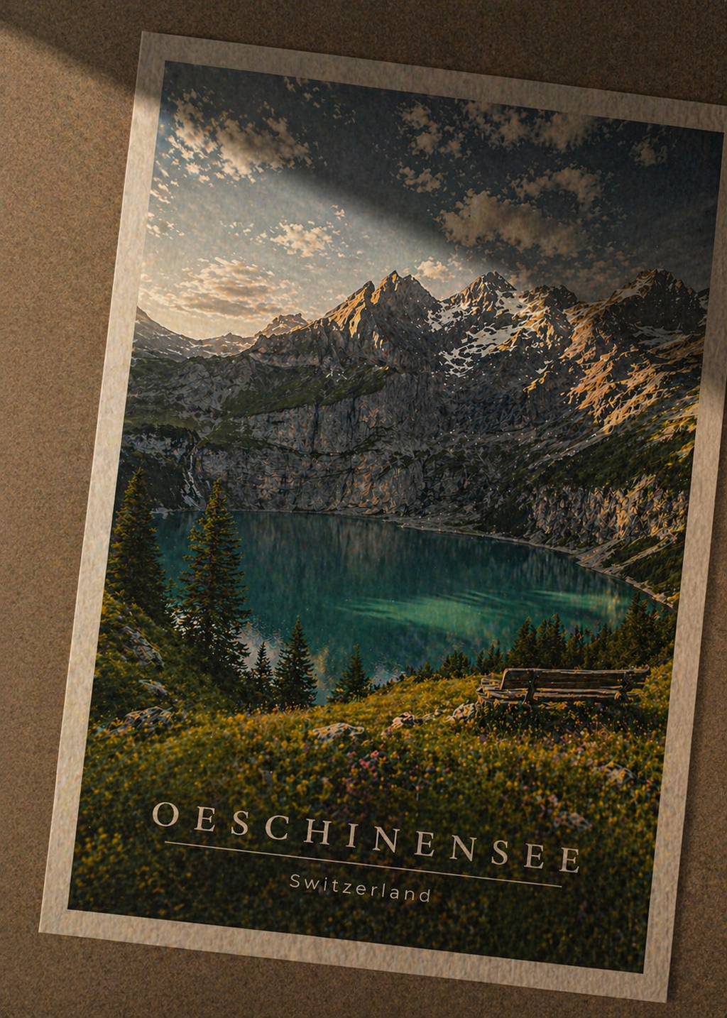 "OESCHINENSEE" POSTER