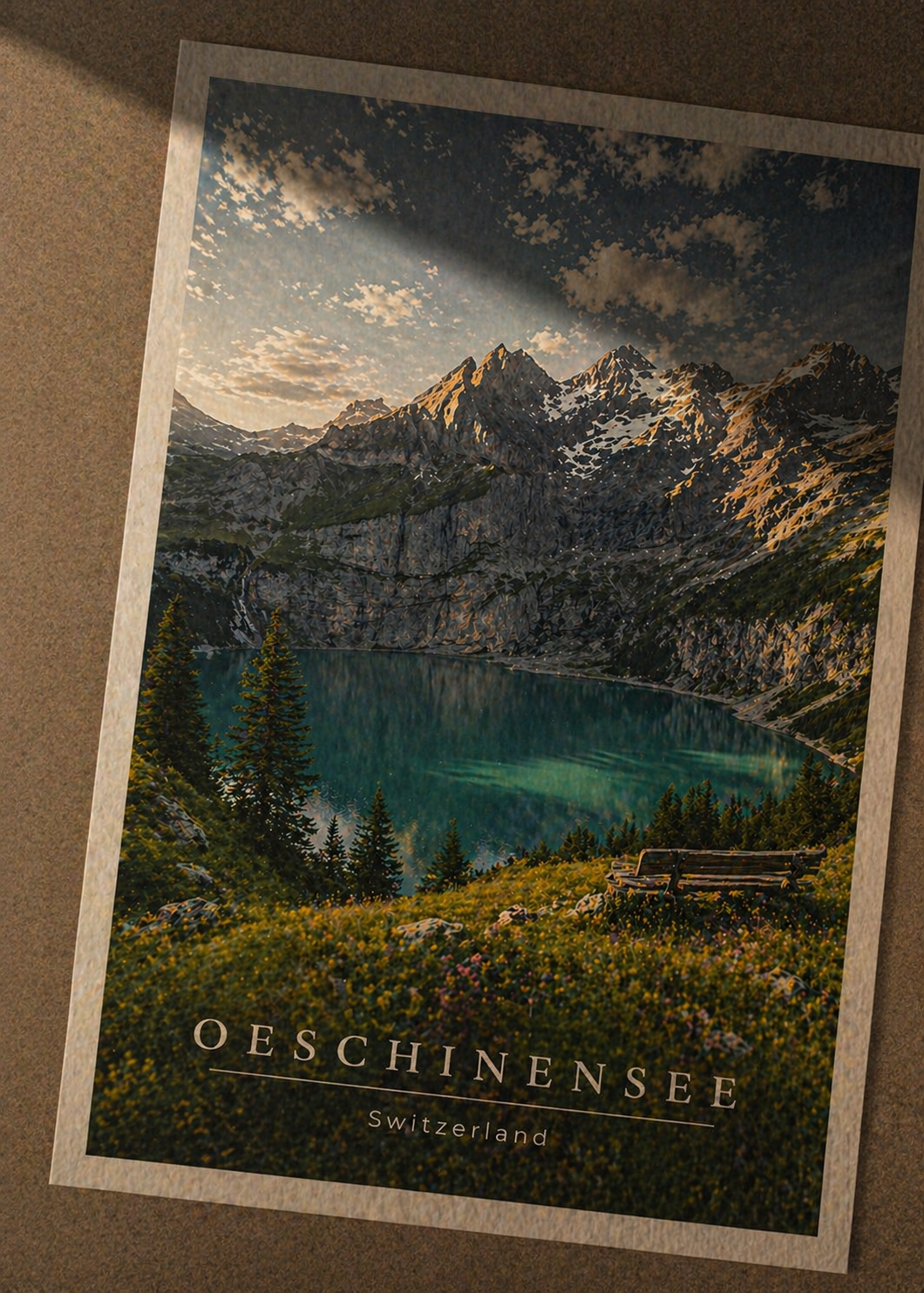 "OESCHINENSEE" POSTER