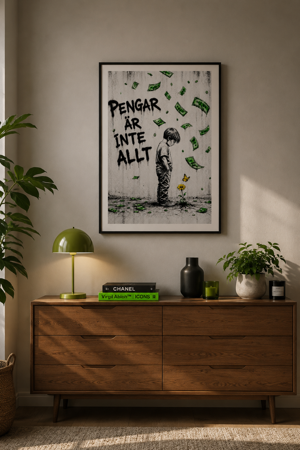 ”PENGAR ÄR INTE ALLT” POSTER