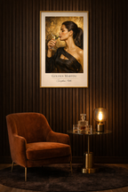 "GOLDEN MARTINI" POSTER