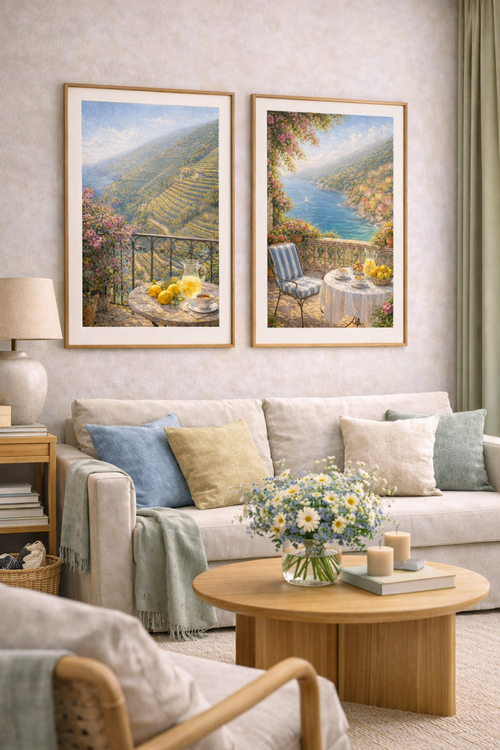 "COASTAL VINEYARD" POSTER