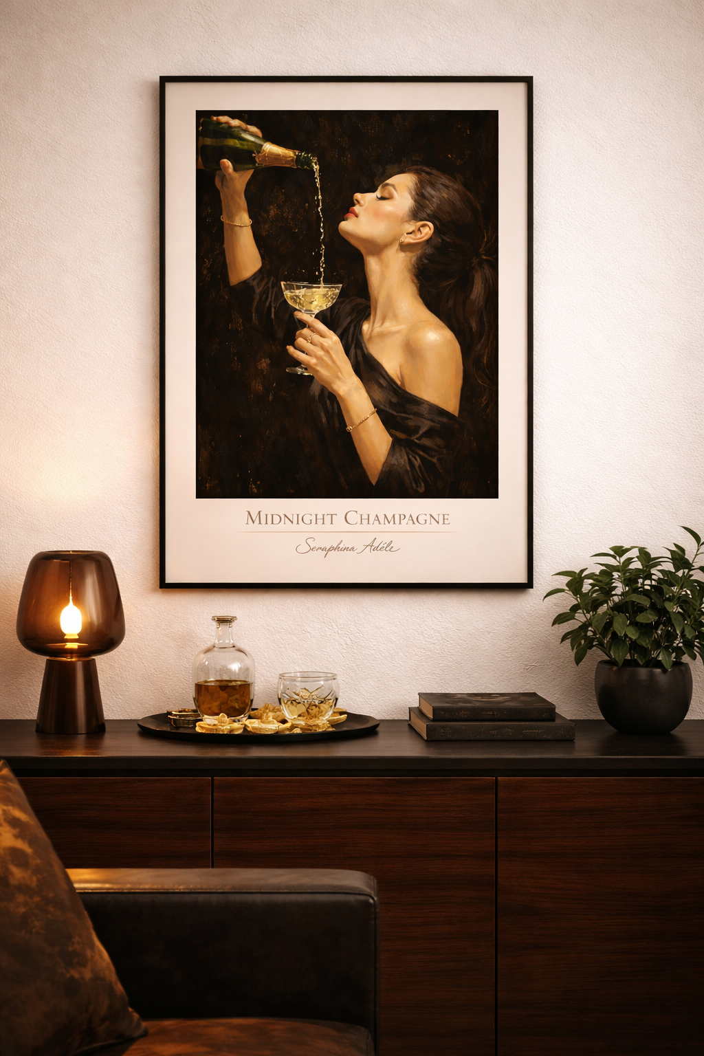 "MIDNIGHT CHAMPAGNE" POSTER