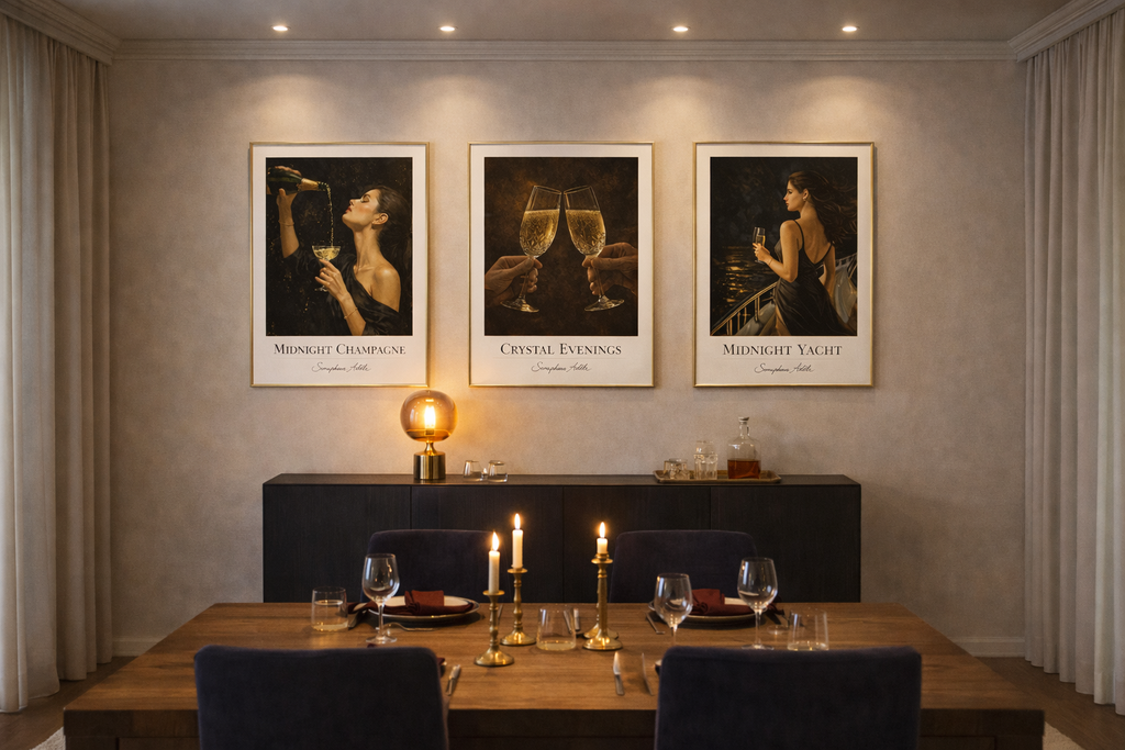 "MIDNIGHT CHAMPAGNE" POSTER