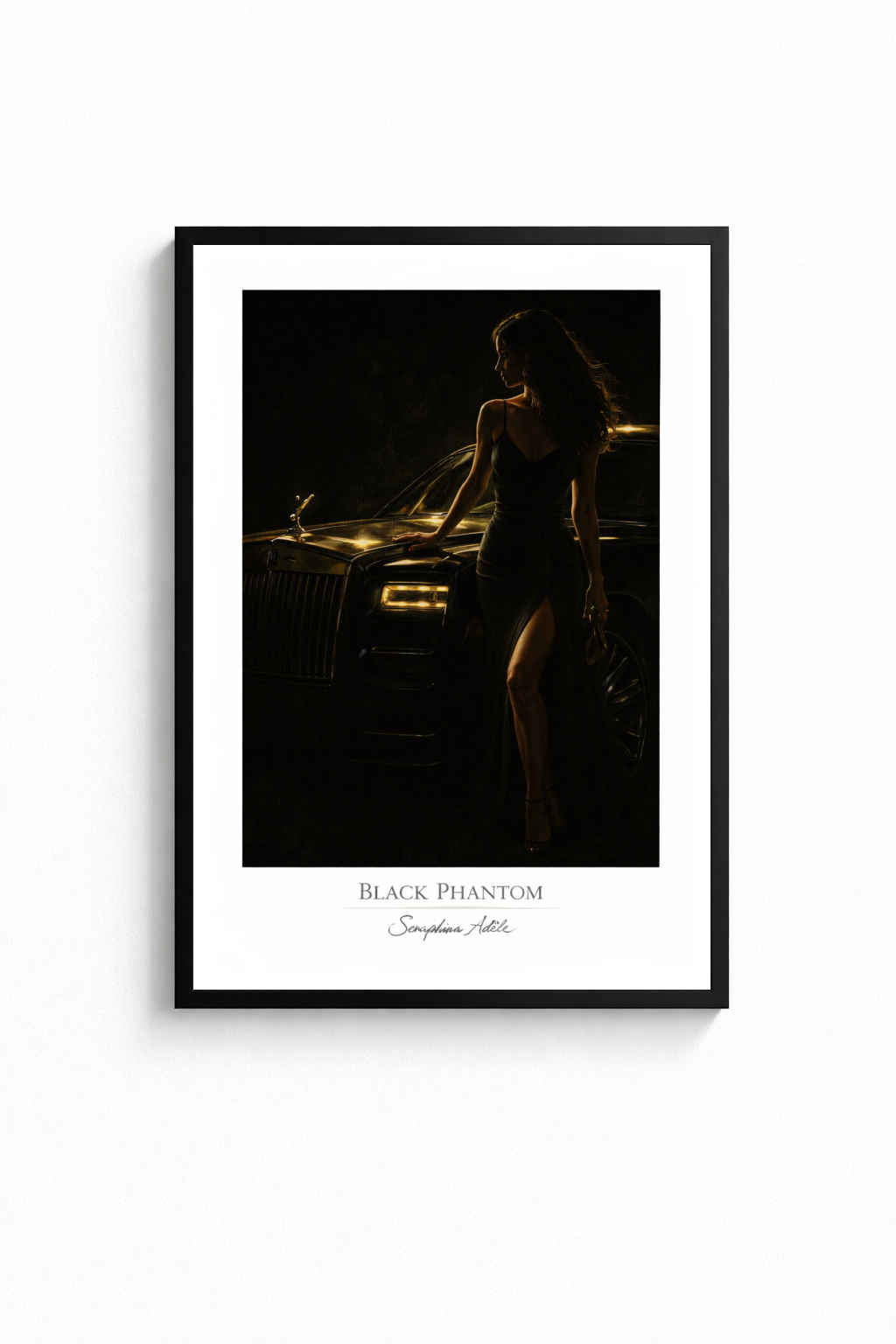 "BLACK  PHANTOM" POSTER