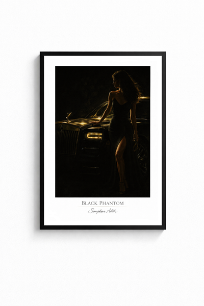 "BLACK  PHANTOM" POSTER