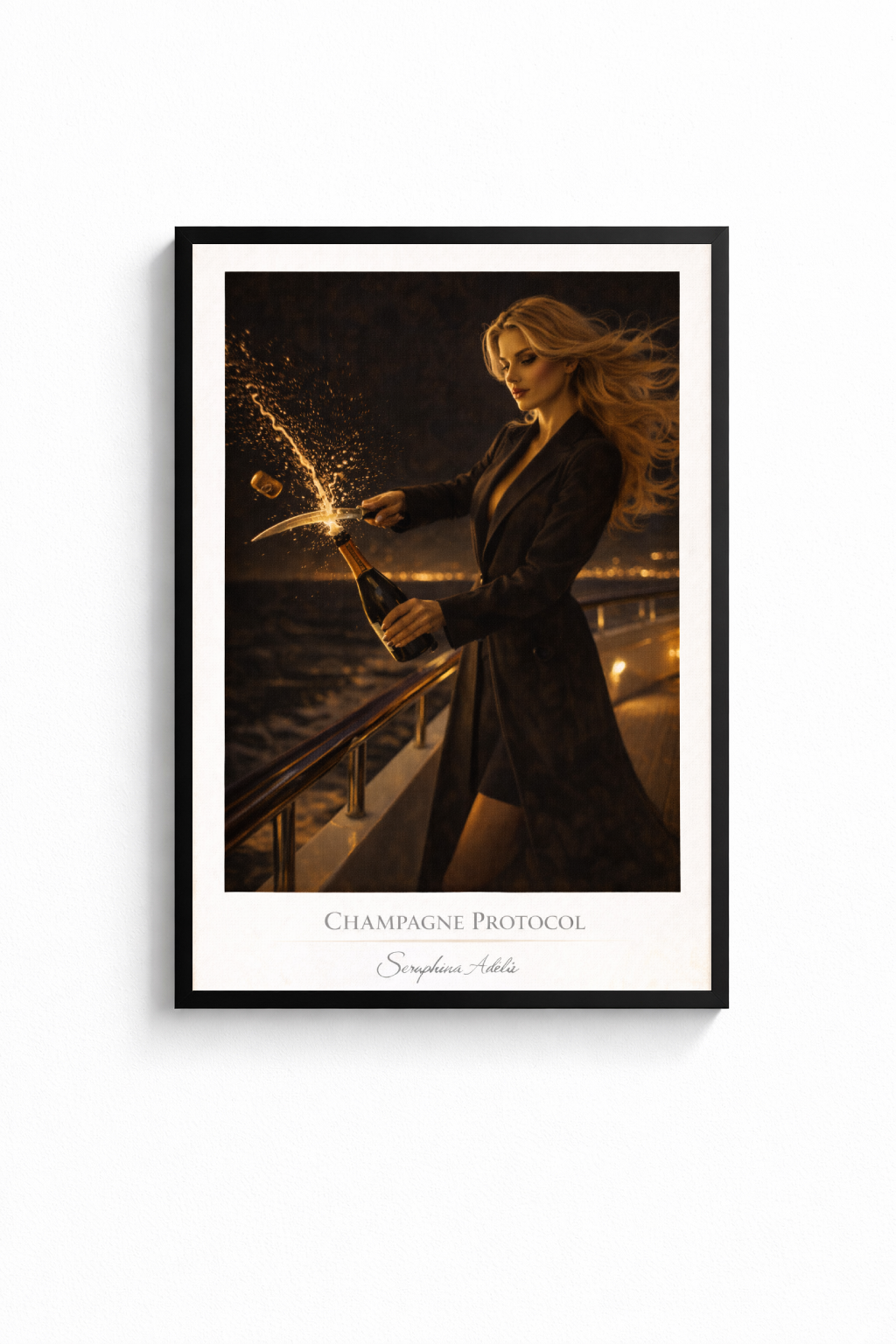 "CHAMPAGNE PROTOCOL" POSTER