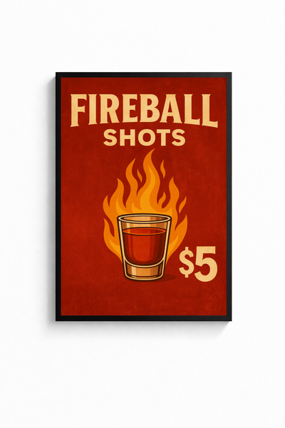 FIRE BALL NO.2 POSTER