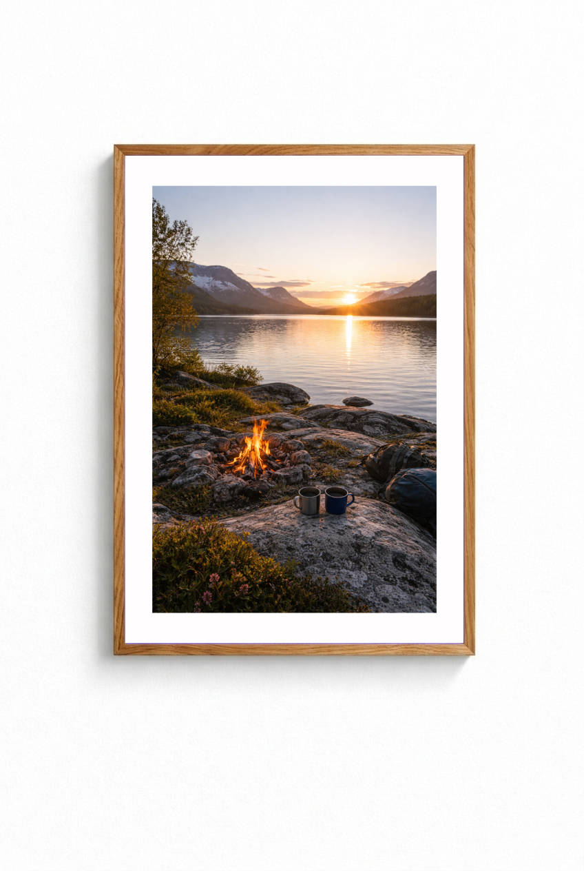 "FJÄLLGLÖD" POSTER