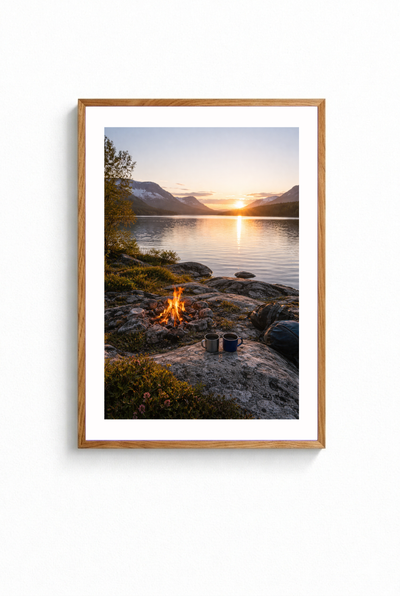 "FJÄLLGLÖD" POSTER