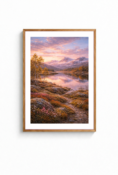 "FJÄLLSJÖ" POSTER - Peak Posters