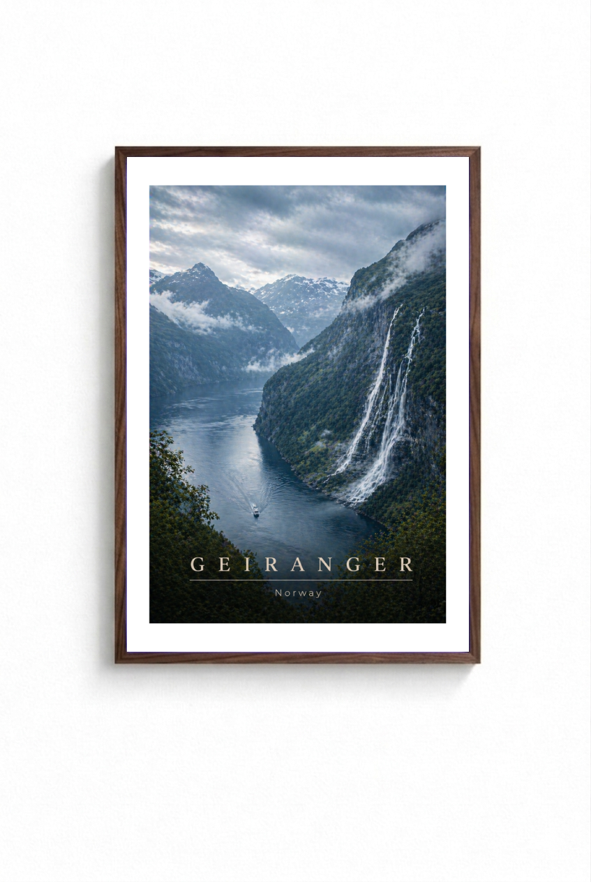 "GEIRANGER" POSTER
