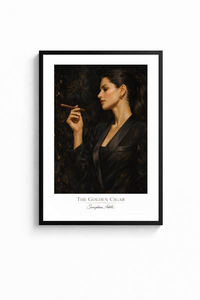 "THE GOLDEN CIGAR" POSTER