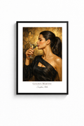 "GOLDEN MARTINI" POSTER