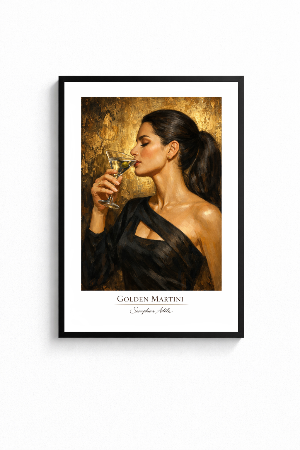 "GOLDEN MARTINI" POSTER