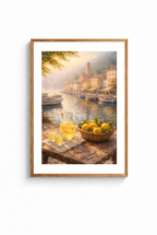 "HARBOR MORNING" POSTER