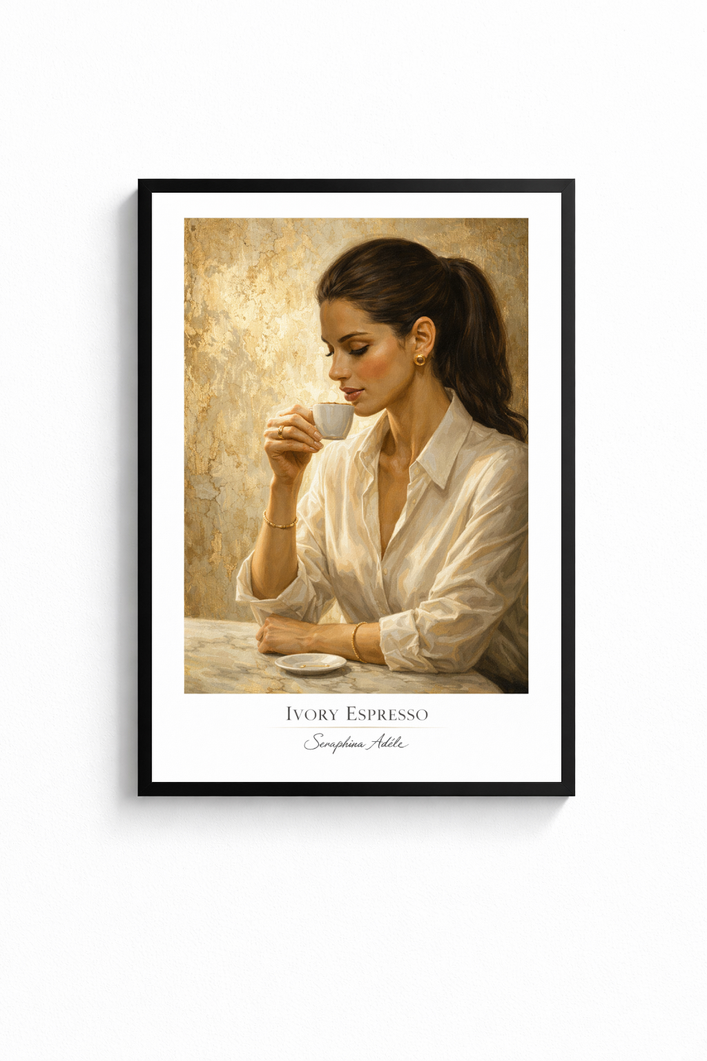 "IVORY ESPRESSO" POSTER