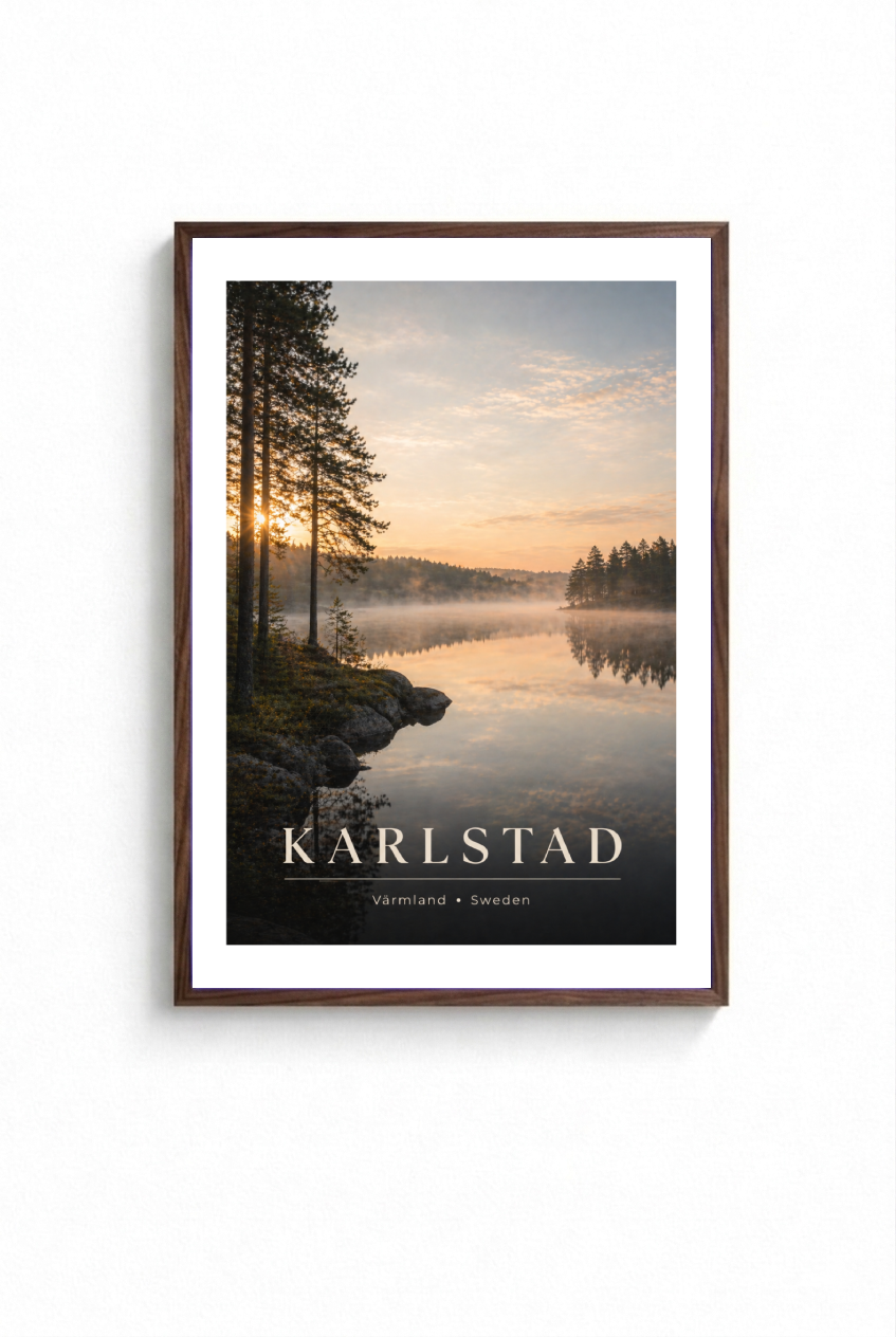 "KARLSTAD" POSTER