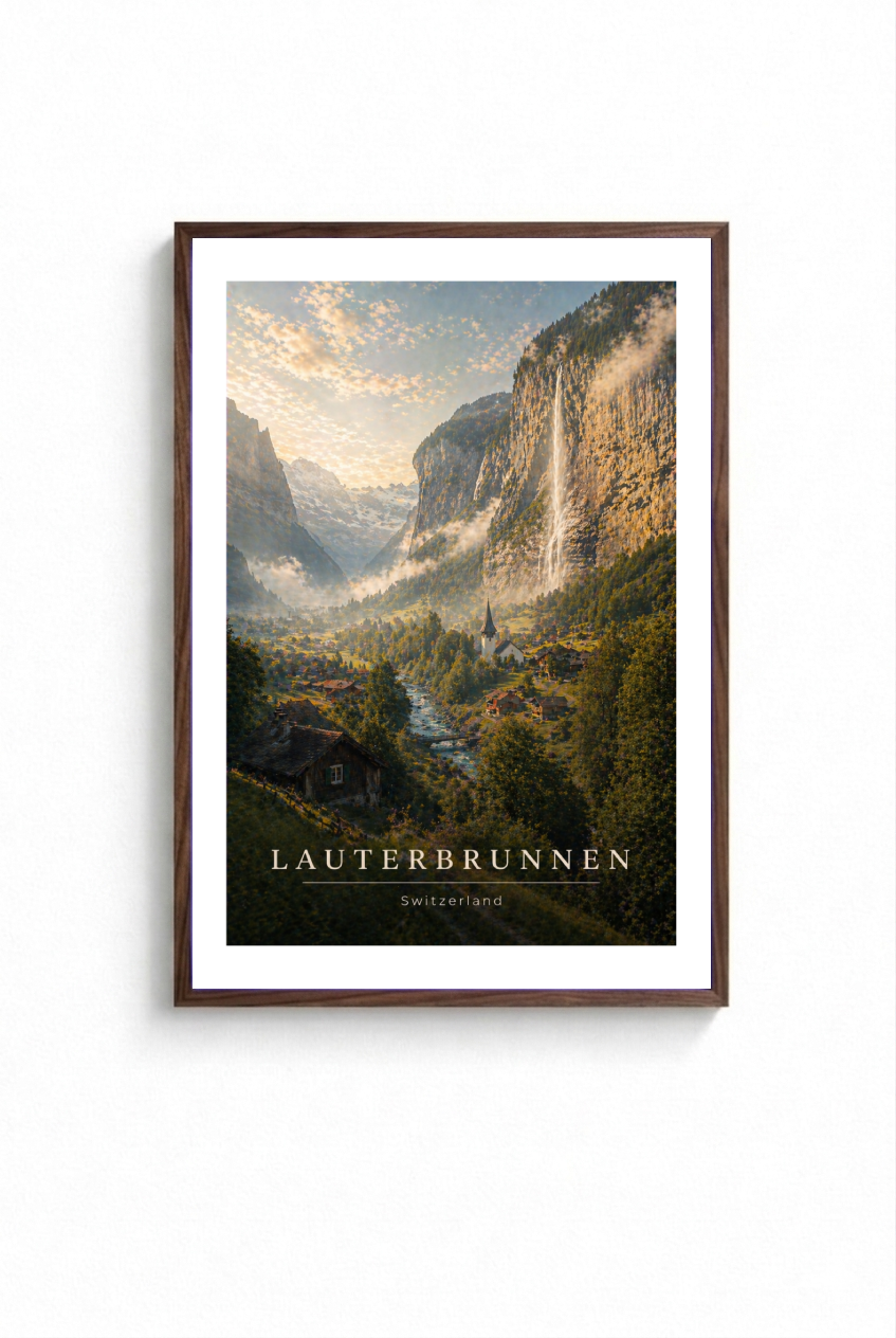 "LAUTERBRUNNEN" POSTER