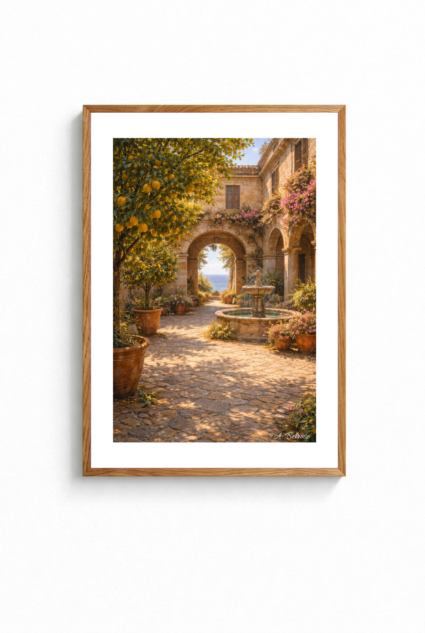 "LEMON GARDEN" POSTER