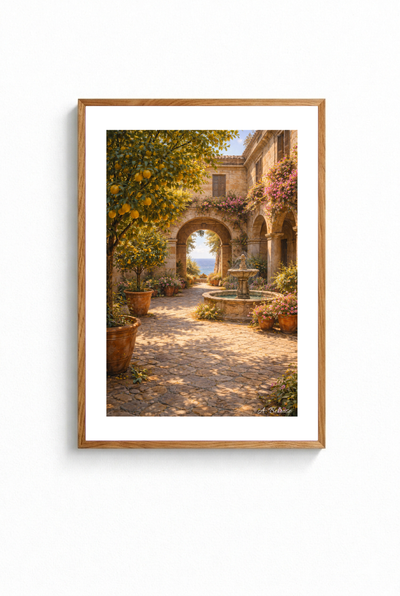 "LEMON GARDEN" POSTER