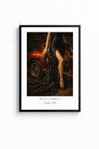"MONACO ARRIVAL" POSTER