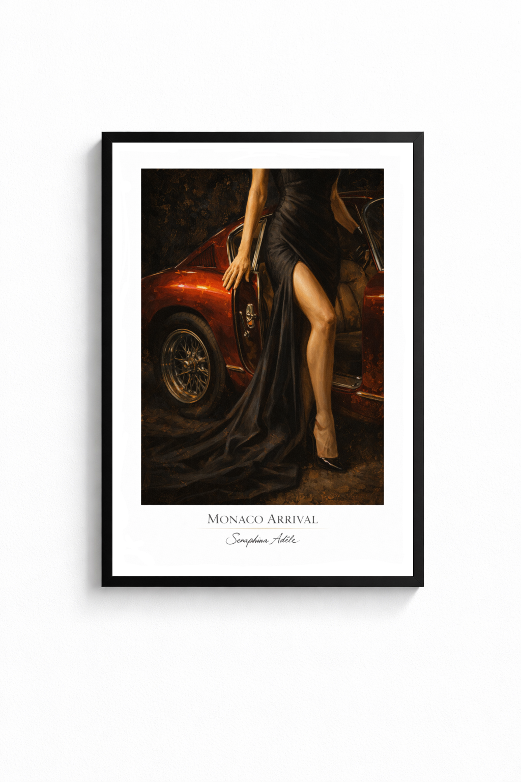 "MONACO ARRIVAL" POSTER