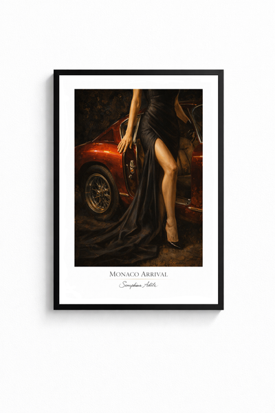 "MONACO ARRIVAL" POSTER