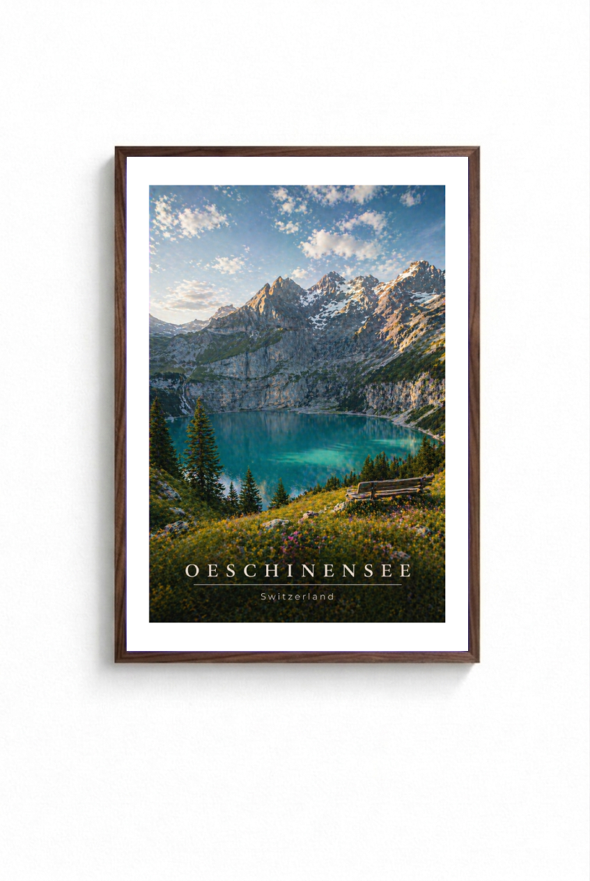 "OESCHINENSEE" POSTER