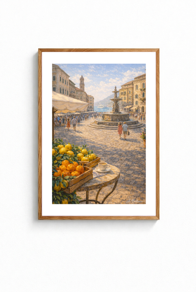"PIAZZA DEL SOLE" POSTER