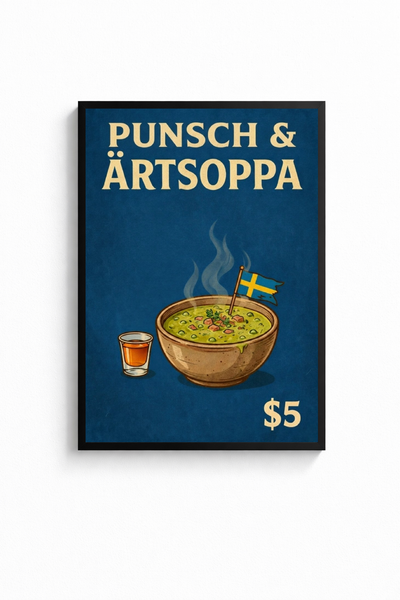 PUNSCH MED ÄRTSOPPA NO.5 POSTER