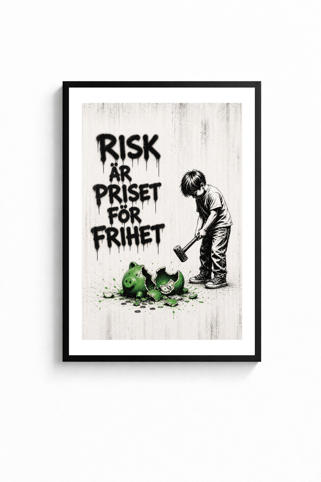 ”RISK ÄR PRISET FÖR FRIHET” POSTER