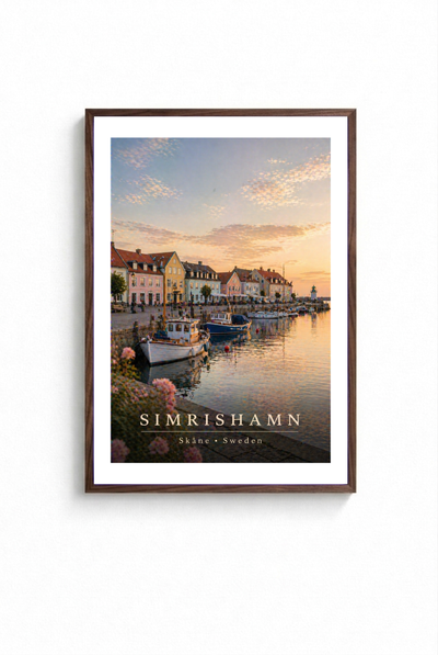 "SIMRISHAMN" POSTER - Peak Posters