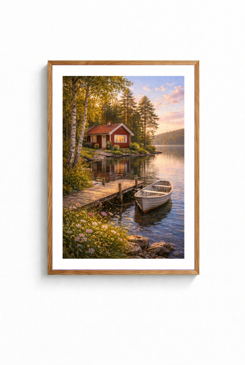 "SJÖIDYLL" POSTER