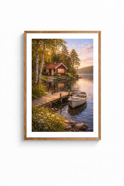 "SJÖIDYLL" POSTER