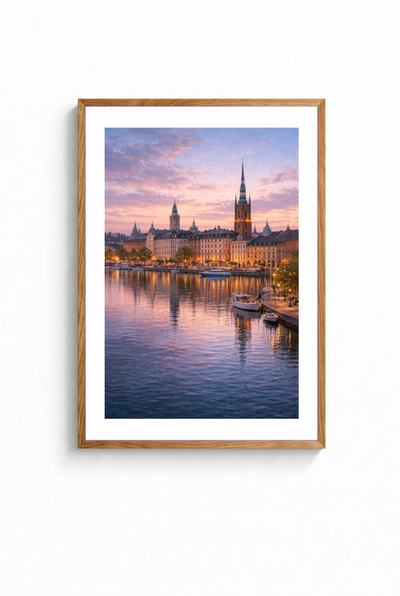 "STAD I LJUS" POSTER